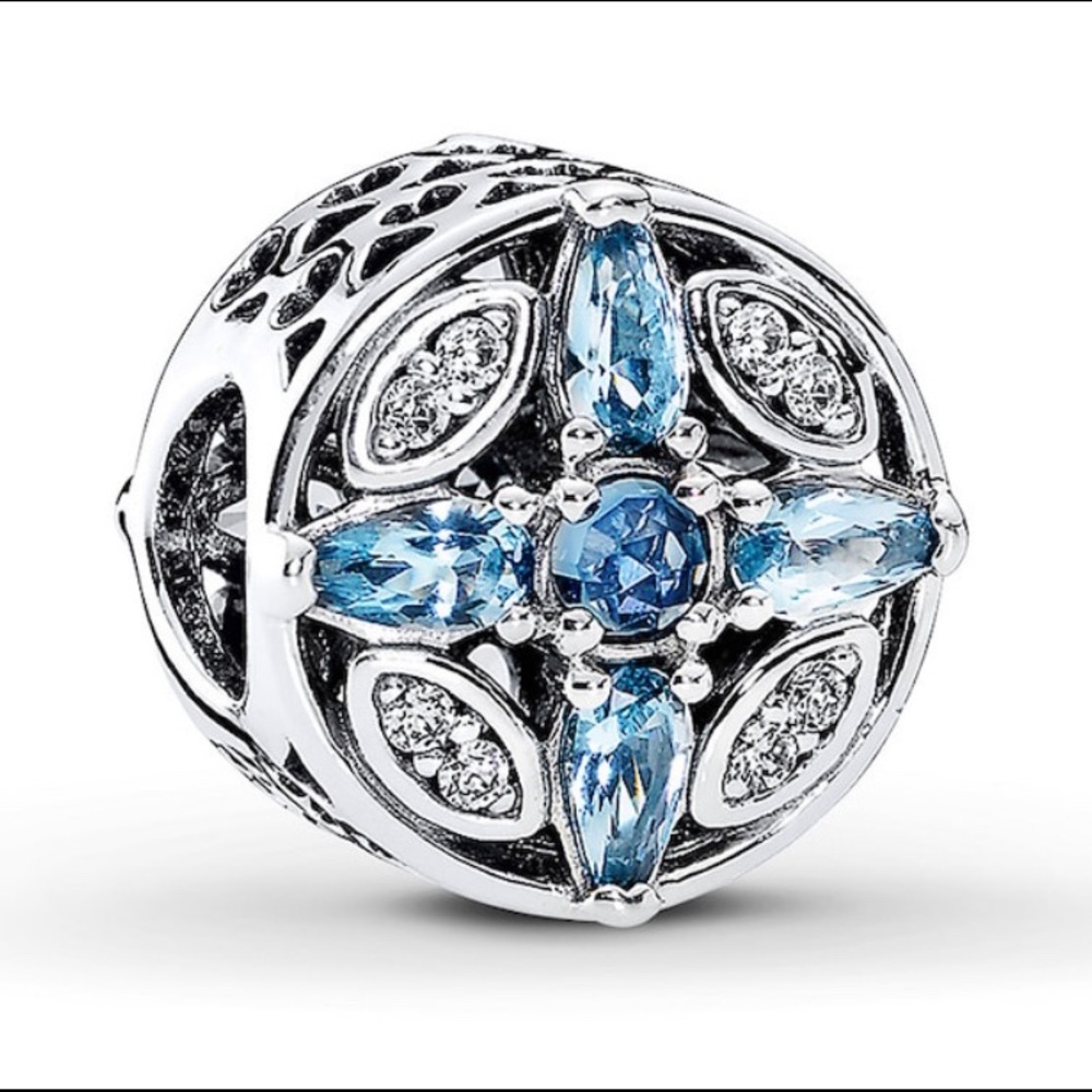 Pandora Patterns Of Frost Charm - image 1